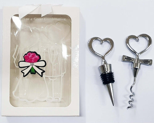 COPPIA CAVATAPPI E TAPPO SPOSA SPOSO SCATOLA SEGNAPOSTO TAVOLA BOMBONIERA NOZZE Casa e cucina/Hobby creativi/Materiali per hobby creativi/Forniture per feste/Bomboniere Trade Shop italia - Napoli, Commerciovirtuoso.it