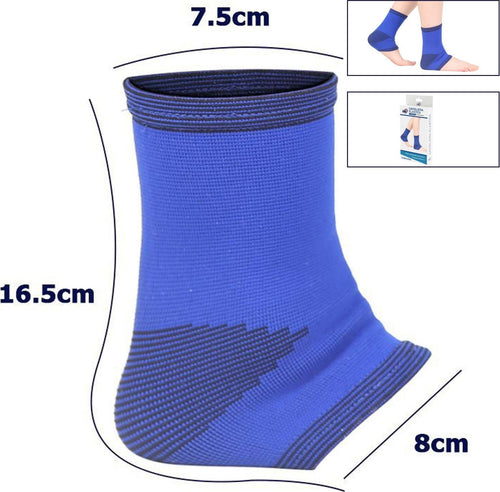 Coppia Cavigliere Supporto Per Caviglia Anallergica Elastica Per Bambini Blu Tutori Ortopedici Trade Shop italia - Napoli, Commerciovirtuoso.it
