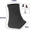 Coppia-Cavigliere-Supporto-Per-Caviglia-Anallergica-Elastica-Per-Bambini-Nero