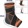 Coppia Cavigliere Supporto Per Caviglia Anallergica Elastica Sport Arancione Tutori Ortopedici Trade Shop italia - Napoli, Commerciovirtuoso.it