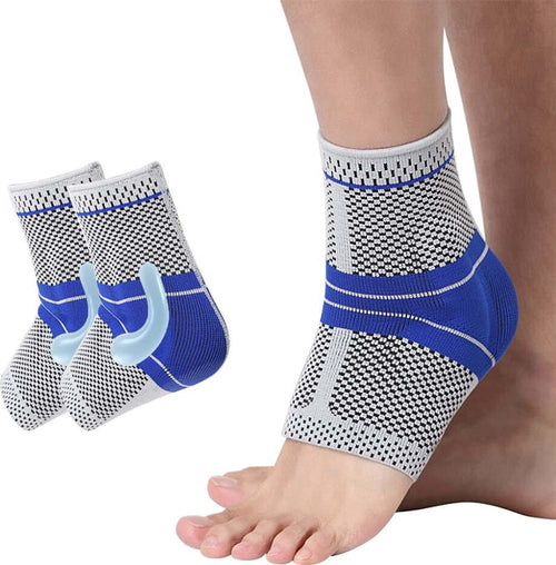 Coppia Cavigliere Supporto Per Caviglia Anallergica Elastica Sport Blu Salute e cura della persona/Prodotti e apparecchiature mediche/Supporti imbracature e sollevatori/Supporti per gambe e piedi/Cavigliere Trade Shop italia - Napoli, Commerciovirtuoso.it