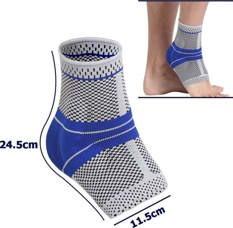 Coppia Cavigliere Supporto Per Caviglia Anallergica Elastica Sport Blu Salute e cura della persona/Prodotti e apparecchiature mediche/Supporti imbracature e sollevatori/Supporti per gambe e piedi/Cavigliere Trade Shop italia - Napoli, Commerciovirtuoso.it