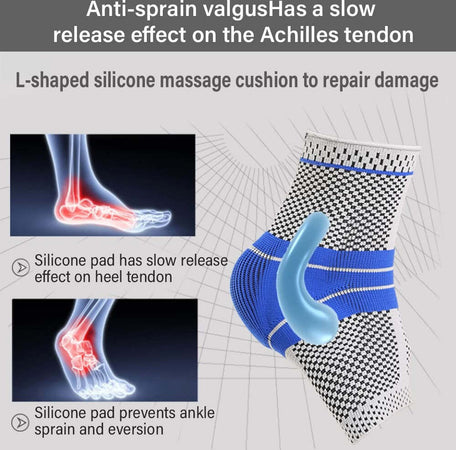 Coppia Cavigliere Supporto Per Caviglia Anallergica Elastica Sport Blu Salute e cura della persona/Prodotti e apparecchiature mediche/Supporti imbracature e sollevatori/Supporti per gambe e piedi/Cavigliere Trade Shop italia - Napoli, Commerciovirtuoso.it