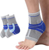 Coppia-Cavigliere-Supporto-Per-Caviglia-Anallergica-Elastica-Sport-Blu