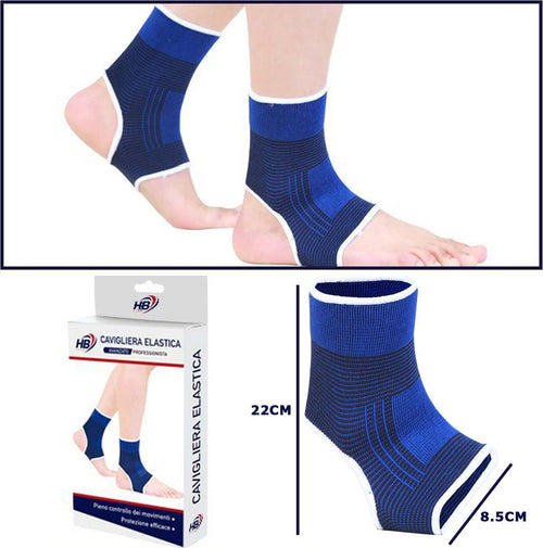 Coppia Cavigliere Supporto Per Caviglia Anallergica Elastica Sport Fitness Blu Tutori Ortopedici Trade Shop italia - Napoli, Commerciovirtuoso.it