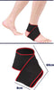 Coppia Cavigliere Supporto Per Caviglia Benda Elastica Sport 60x8cm Colore Rosso Tutori Ortopedici Trade Shop italia - Napoli, Commerciovirtuoso.it