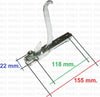 Coppia Cerniere + Guide Portarullini Porta Forno Lofra Casa e cucina/Grandi elettrodomestici/Accessori e parti di ricambio/Ricambi e accessori per forni/Resistenze per forni Rossi Ricambi - Venetico Marina, Commerciovirtuoso.it