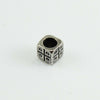 Coppia Charm passanti in argento brunito con quattro mori Filu e Trama