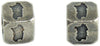 Coppia Charm passanti in argento brunito con sardegna Filu e Trama