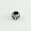 Coppia Charm passanti in argento brunito con sardegna Filu e Trama