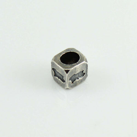 Coppia Charm passanti in argento brunito con sardegna Filu e Trama