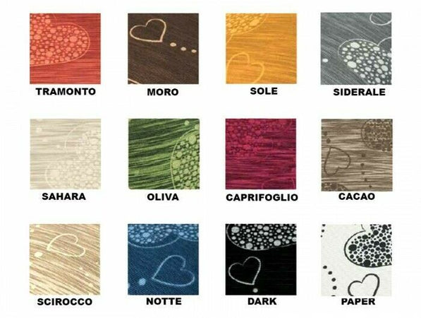 Coppia Copricuscini Brio Hessense Cuori