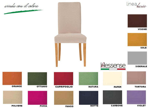 Coppia Coprisedia Con Schienale Elasticizzato Brio Hessense Linea Basic