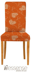 Coppia Coprisedia Con Schienale Elasticizzato Brio Hessense Linea Cuori