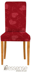 Coppia Coprisedia Con Schienale Elasticizzato Brio Hessense Linea Cuori
