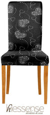 Coppia Coprisedia Con Schienale Elasticizzato Brio Hessense Linea Cuori