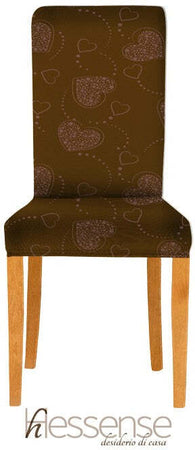 Coppia Coprisedia Con Schienale Elasticizzato Brio Hessense Linea Cuori