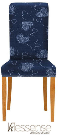 Coppia Coprisedia Con Schienale Elasticizzato Brio Hessense Linea Cuori