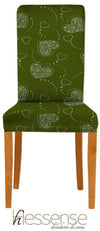 Coppia Coprisedia Con Schienale Elasticizzato Brio Hessense Linea Cuori