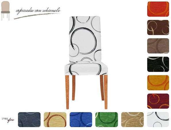 Coppia Coprisedia Con Schienale Elasticizzato Brio Hessense Linea Sfera