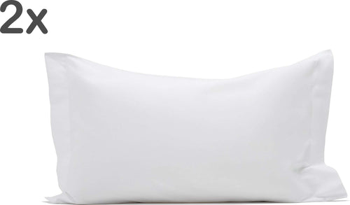Coppia Di Federe A 2 Volani In Raso Di Puro Cotone Bianco Set Federe 2 Pz. Federa Tinta Unita In Raso 100% Made In Italy Casa e cucina/Tessili per la casa/Biancheria da letto/Lenzuola e federe/Federe Vanita di raso - Sesto San Giovanni, Commerciovirtuoso.it