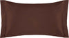 Coppia di federe a 2 volani  in Raso di puro cotone Cacao Casa e cucina/Tessili per la casa/Biancheria da letto/Lenzuola e federe/Federe Vanita di raso - Sesto San Giovanni, Commerciovirtuoso.it