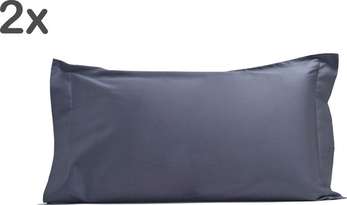 Coppia Di Federe A 2 Volani In Raso Di Puro Cotone Grigio Set Federe 2 Pz. Federa Tinta Unita In Raso 100% Made In Italy Casa e cucina/Tessili per la casa/Biancheria da letto/Lenzuola e federe/Federe Vanita di raso - Sesto San Giovanni, Commerciovirtuoso.it