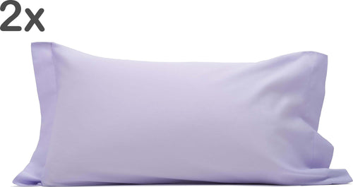 Coppia Di Federe A 2 Volani In Raso Di Puro Cotone Lilla Set Federe 2 Pz. Federa Tinta Unita In Raso 100% Made In Italy Casa e cucina/Tessili per la casa/Biancheria da letto/Lenzuola e federe/Federe Vanita di raso - Sesto San Giovanni, Commerciovirtuoso.it