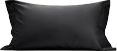Coppia Di Federe A 2 Volani In Raso Di Puro Cotone Nero Set Federe 2 Pz. Federa Tinta Unita In Raso 100% Made In Italy Casa e cucina/Tessili per la casa/Biancheria da letto/Lenzuola e federe/Federe Vanita di raso - Sesto San Giovanni, Commerciovirtuoso.it
