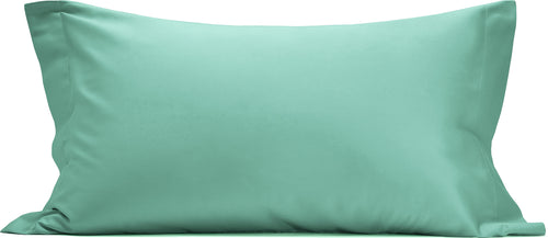 Coppia Di Federe A 2 Volani In Raso Di Puro Cotone Verde Acqua Set Federe 2 Pz. Federa Tinta Unita In Raso 100% Made In Italy Casa e cucina/Tessili per la casa/Biancheria da letto/Lenzuola e federe/Federe Vanita di raso - Sesto San Giovanni, Commerciovirtuoso.it