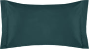 Coppia di federe a 2 volani  in Raso di puro cotone Verde Smeraldo Casa e cucina/Tessili per la casa/Biancheria da letto/Lenzuola e federe/Federe Vanita di raso - Sesto San Giovanni, Commerciovirtuoso.it