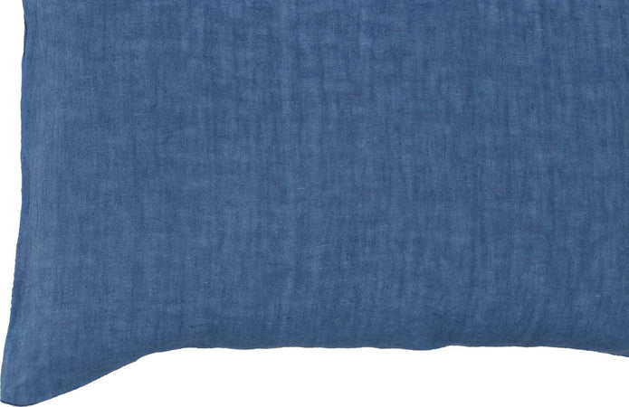Coppia Di Federe In Puro Lino Stone Washed Bluette Casa e cucina/Tessili per la casa/Biancheria da letto/Lenzuola e federe/Federe Vanita di raso - Sesto San Giovanni, Commerciovirtuoso.it