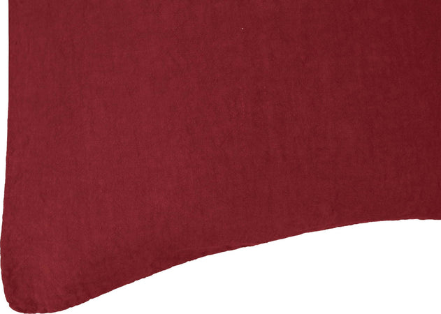 Coppia Di Federe in Puro Lino Stone Washed Bordeaux Casa e cucina/Tessili per la casa/Biancheria da letto/Lenzuola e federe/Federe Vanita di raso - Sesto San Giovanni, Commerciovirtuoso.it