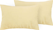 Coppia Di Federe In Puro Lino Stone Washed Giallo Pastello Casa e cucina/Tessili per la casa/Biancheria da letto/Lenzuola e federe/Federe Vanita di raso - Sesto San Giovanni, Commerciovirtuoso.it