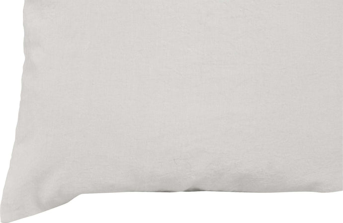 Coppia Di Federe In Puro Lino Stone Washed Grigio Perla Casa e cucina/Tessili per la casa/Biancheria da letto/Lenzuola e federe/Federe Vanita di raso - Sesto San Giovanni, Commerciovirtuoso.it
