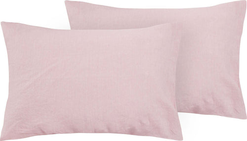 Coppia Di Federe In Puro Lino Stone Washed Rosa Perla Casa e cucina/Tessili per la casa/Biancheria da letto/Lenzuola e federe/Federe Vanita di raso - Sesto San Giovanni, Commerciovirtuoso.it