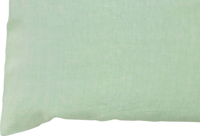 Coppia Di Federe In Puro Lino Stone Washed Verde Menta Casa e cucina/Tessili per la casa/Biancheria da letto/Lenzuola e federe/Federe Vanita di raso - Sesto San Giovanni, Commerciovirtuoso.it