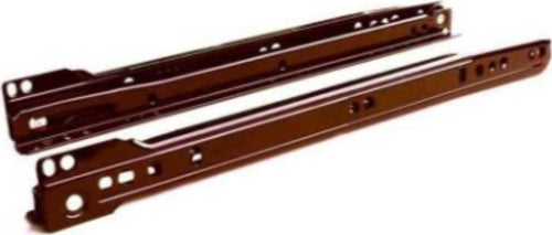 COPPIA-DI-GIUDE-PER-CASSETTI-A-RULLINO-IN-METALLO-AD-ESTRAZIONE-SEMPLICE-300MM---COLORE-MARRONE