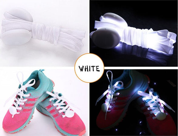 COPPIA DI LACCI PIATTI PER SCARPE COLORATI CON LUCI A LED STRINGHE SNEAKER  Trade Shop italia - Napoli, Commerciovirtuoso.it