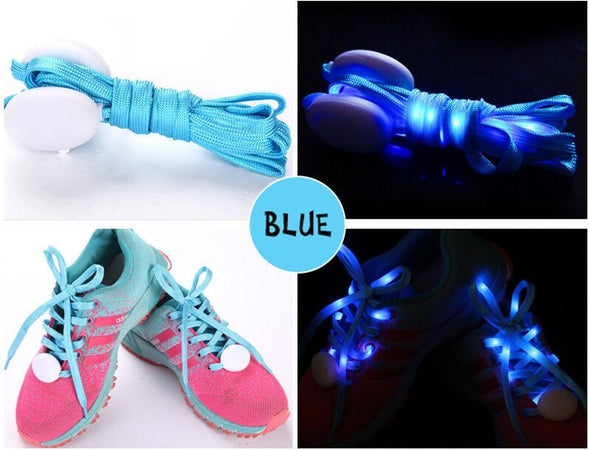 COPPIA DI LACCI PIATTI PER SCARPE COLORATI CON LUCI A LED STRINGHE SNEAKER  Trade Shop italia - Napoli, Commerciovirtuoso.it