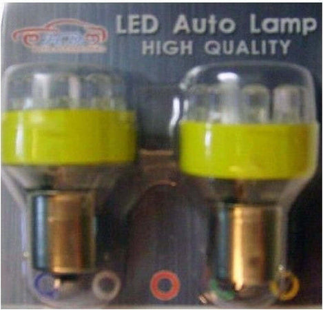 Coppia di lampadine gialle a bulbi 12 led per auto 12Volt S25 LUCE gialla Auto e Moto/Parti per auto/Luci lampadine e indicatori/Lampadine/Lampadine per esterno Trade Shop italia - Napoli, Commerciovirtuoso.it