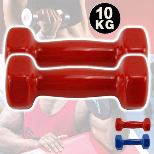 Coppia Di Manubri In Vinile Da 10 Kg Ognuno Manubri Pesi Palestra Bodybuilding Pesi Palestra Trade Shop italia - Napoli, Commerciovirtuoso.it