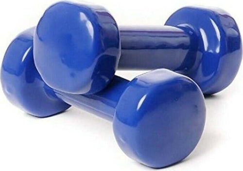 Coppia-Di-Manubri-In-Vinile-Da-1Kg-Ognuno-Manubri-Pesi-Palestra-Fitness