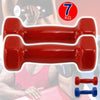 Coppia-Di-Manubri-In-Vinile-Da-7kg-Ognuno-Pesi-Per-Palestra-Fitness-Allenamento