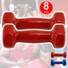 Coppia-Di-Manubri-In-Vinile-Da-8kg-Ognuno-Manubri-Pesi-Palestra-Bodybuilding