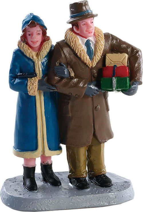 Coppia di Natale, personaggio per villaggio di Natale in Poliresina‎ Casa e cucina/Decorazioni per interni/Addobbi e decorazioni per ricorrenze/Decorazioni natalizie/Oggettistica MagiediNatale.it - Altamura, Commerciovirtuoso.it