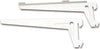 COPPIA-DI-STAFFE-AD-ANGOLO-PER-MENSOLE-IN-ACCIAIO-INOX---FINITURA-ALLUMINIO-BRILLANTE---DESTRA/SINISTRA