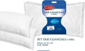 Coppia Due Guanciali Lisci Caleffi Con Fodera In Cotone E Imbottitura In Fibra Dimensione 50x80 Fodera In Cotone Casa e cucina/Tessili per la casa/Biancheria da letto/Cuscini/Cuscini standard Puleo Casa - Palermo, Commerciovirtuoso.it