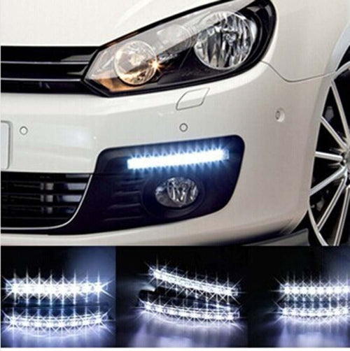 COPPIA FARI LUCE 8 LED 5050 DIURNE DAYTIME FANALE FARI AUTO 12W LED 240 Auto e Moto/Parti per auto/Luci lampadine e indicatori/Lampadine/Lampadine per esterno Trade Shop italia - Napoli, Commerciovirtuoso.it