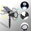 Coppia-Faro-Con-Pannello-Solare-Ricaricabile-7-Watt-Faretto-Luce-Bianca-Giardino-Universo